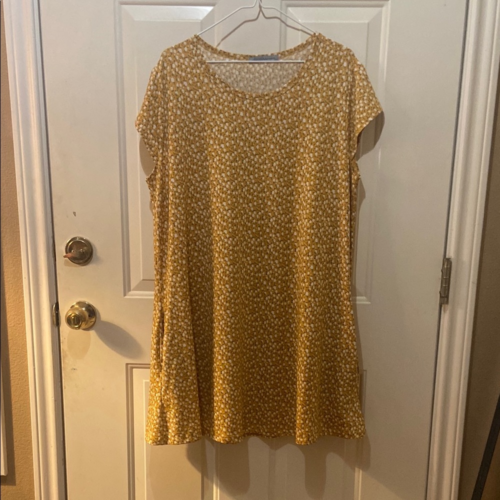 Yellow Floral Dress